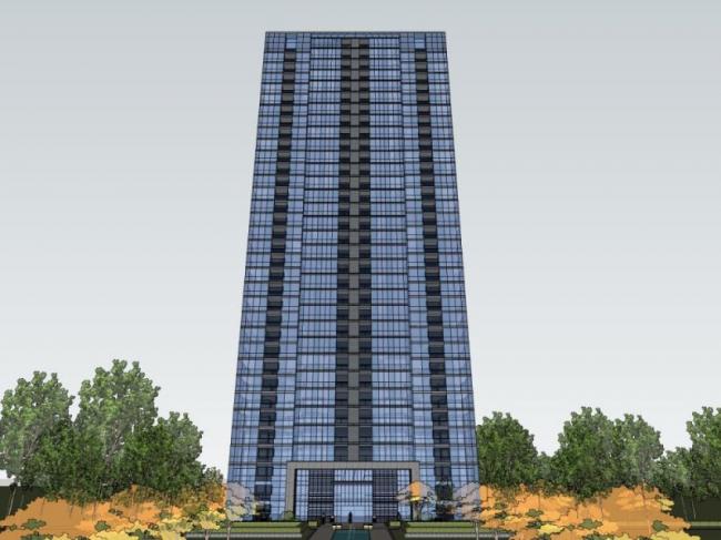 Sketchup住宅模型|超高层住宅楼,现代风格 Sketchup住宅模型|超高层住宅楼,现代风格