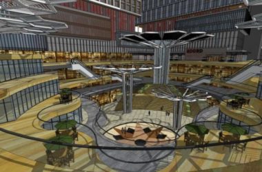 Sketchup综合体模型|多高层商业综合体，办公，住宅，现代风格-BIM建筑网