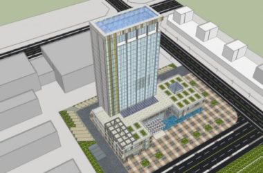 Sketchup酒店模型|高层酒店,现代风格-BIM建筑网