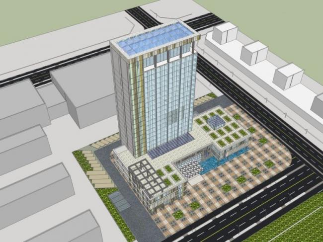 Sketchup酒店模型|高层酒店,现代风格 Sketchup酒店模型|高层酒店,现代风格