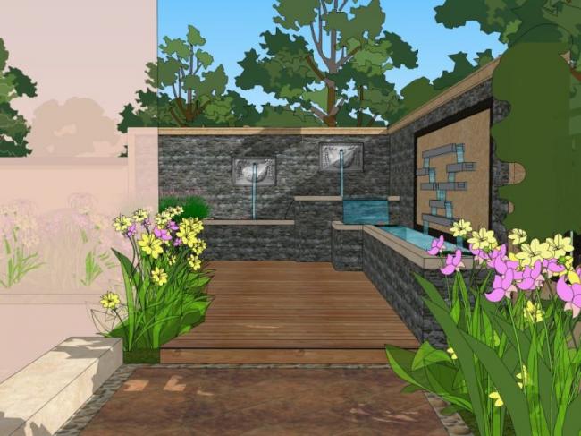 Sketchup景观模型|别墅景观,古典风格 Sketchup景观模型|别墅景观,古典风格
