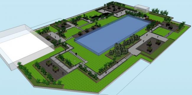 Sketchup景观模型|屋顶花园景观,现代风格 Sketchup景观模型|屋顶花园景观,现代风格