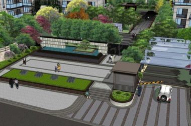 Sketchup景观模型|办公景观,现代风格-BIM建筑网
