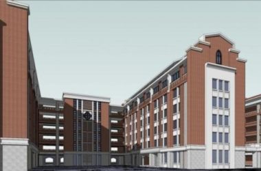 Sketchup学校模型|多层学校校园,教育建筑,古典风格-BIM建筑网