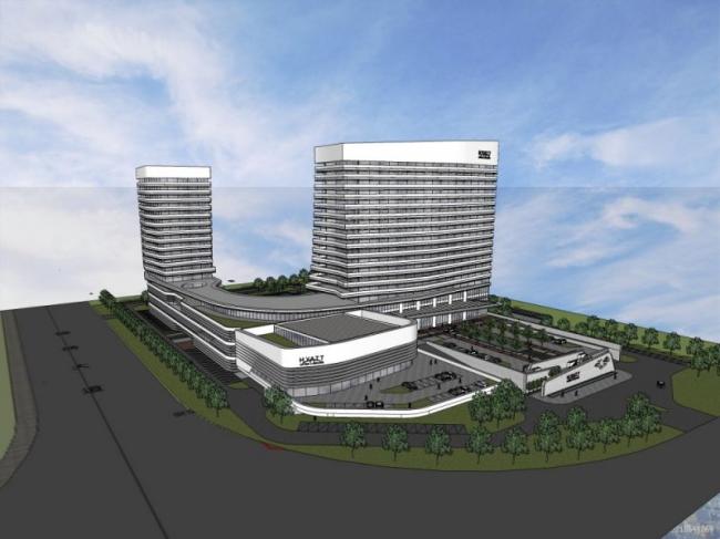 Sketchup酒店模型|高层酒店,现代风格 Sketchup酒店模型|高层酒店,现代风格