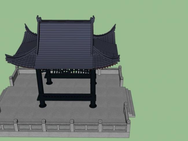 Sketchup小品模型|亭子,中式风格,小品 Sketchup小品模型|亭子,中式风格,小品