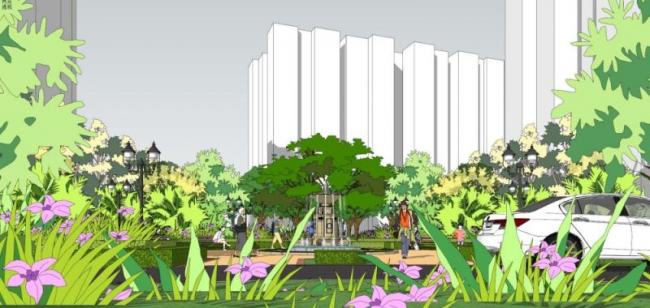Sketchup景观模型|游泳池景观,古典风格 Sketchup景观模型|游泳池景观,古典风格