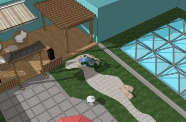 Sketchup景观模型|屋顶花园,古典风格-BIM建筑网