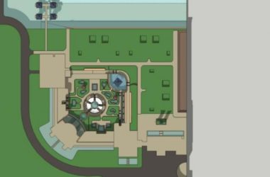Sketchup景观模型|广场景观,欧式风格,古典风格-BIM建筑网
