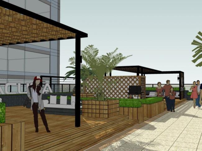 Sketchup景观模型|屋顶花园,现代风格 Sketchup景观模型|屋顶花园,现代风格