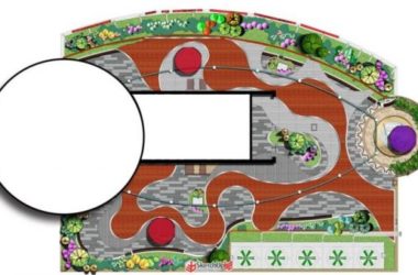 Sketchup景观模型|屋顶花园,现代风格-BIM建筑网