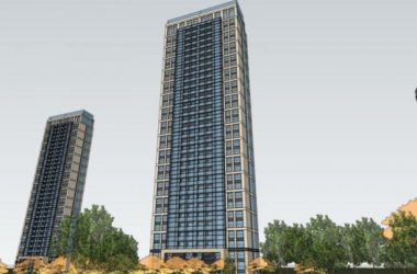 Sketchup住宅模型|超高层住宅楼,现代风格-BIM建筑网