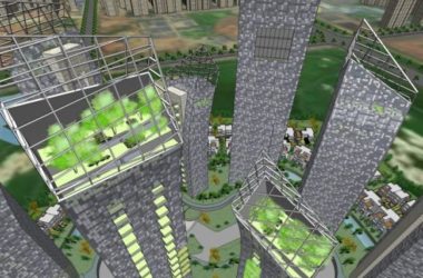 Sketchup住宅模型|超高层住宅,现代风格-BIM建筑网