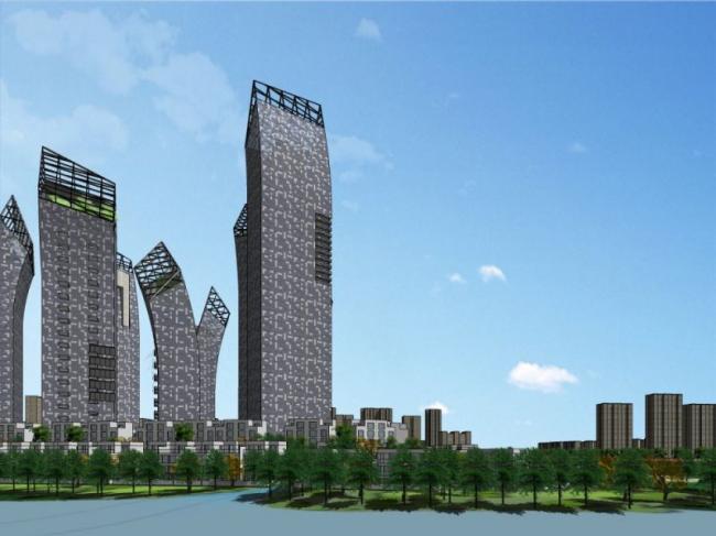 Sketchup住宅模型|超高层住宅,现代风格 Sketchup住宅模型|超高层住宅,现代风格