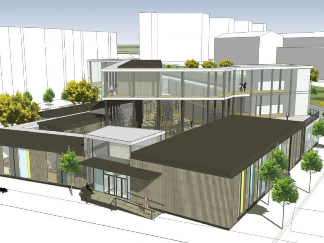 Sketchup商业模型|多层商业建筑,现代风格 Sketchup商业模型|多层商业建筑,现代风格