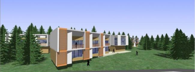 Sketchup商业模型|低层会所,现代风格 Sketchup商业模型|低层会所,现代风格