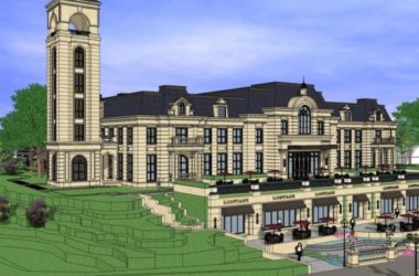 Sketchup商业模型|多层售楼处,法式风格-BIM建筑网