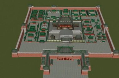 Sketchup古建筑模型|多层宫殿,中式风格,古建-BIM建筑网