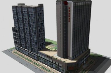 Sketchup酒店模型|高层酒店,现代风格-BIM建筑网