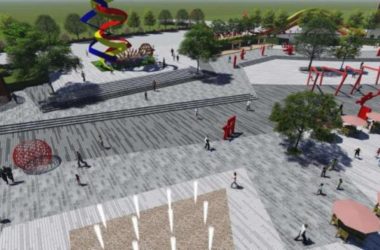 Sketchup景观模型|街道景观,公园景观,现代风格-BIM建筑网
