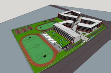 Sketchup学校模型|多层学校,校园教育建筑,现代风格-BIM建筑网