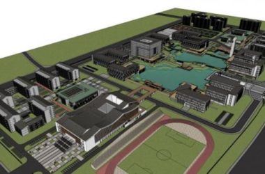 Sketchup学校模型|多层学校,校园教育建筑,现代风格-BIM建筑网