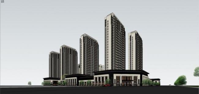 Sketchup住宅模型|高层住宅,古典风格 Sketchup住宅模型|高层住宅,古典风格