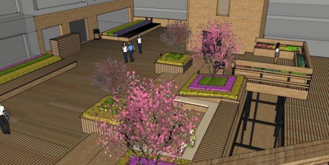 Sketchup景观模型|屋顶花园,现代风格 Sketchup景观模型|屋顶花园,现代风格