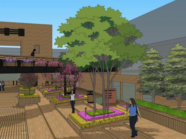 Sketchup景观模型|屋顶花园,现代风格 Sketchup景观模型|屋顶花园,现代风格