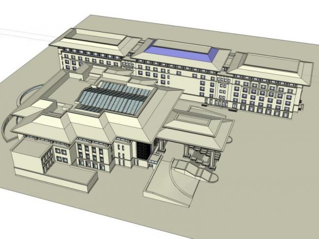 Sketchup酒店模型|多层酒店,现代风格 Sketchup酒店模型|多层酒店,现代风格