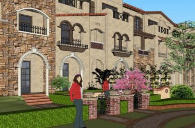 Sketchup景观模型|庭院景观,住宅景观,古典风格-BIM建筑网