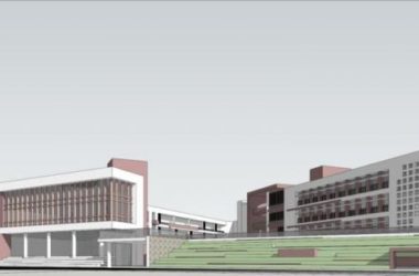 Sketchup学校模型|多层小学学校,校园教育建筑,现代风格-BIM建筑网