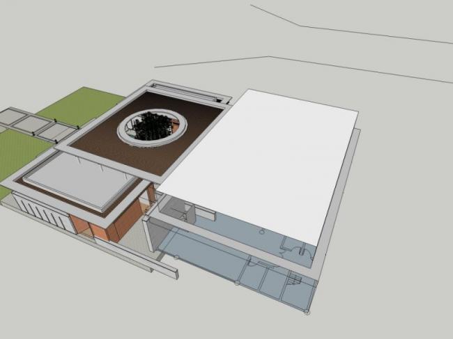 Sketchup商业模型|低层售楼处,现代风格 Sketchup商业模型|低层售楼处,现代风格