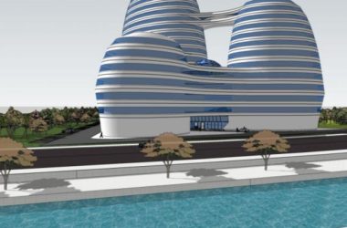 Sketchup酒店模型|多层酒店,现代风格-BIM建筑网
