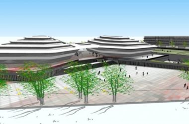 Sketchup学校模型|多层大学学校,校园教育建筑,现代风格-BIM建筑网