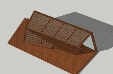 Sketchup小品模型|小品,现代风格,亭子-BIM建筑网