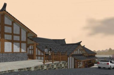 Sketchup商业模型|多层商业街,中式风格-BIM建筑网