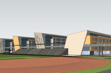 Sketchup学校模型|多层学校,校园教育建筑,现代风格-BIM建筑网