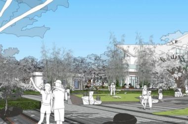 Sketchup景观模型|小区景观,住宅景观,现代风格-BIM建筑网