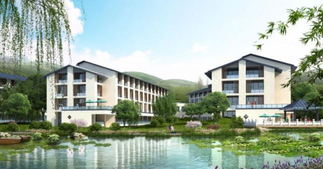 Sketchup住宅模型|住宅群,会所,中式风格 Sketchup住宅模型|住宅群,会所,中式风格