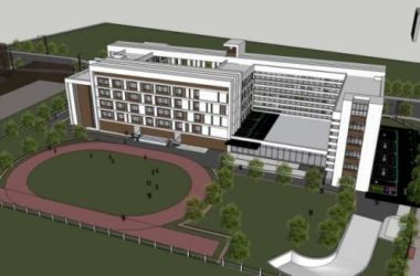 Sketchup学校模型|多层学校,校园教育建筑,现代风格-BIM建筑网