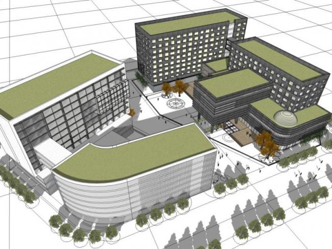 Sketchup酒店模型|多层酒店,现代风格 Sketchup酒店模型|多层酒店,现代风格