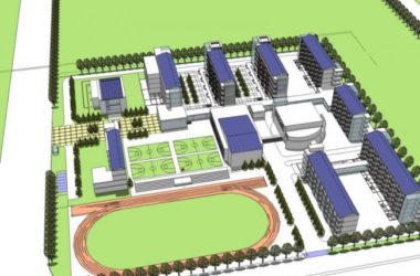 Sketchup学校模型|多层学校,校园教育建筑,现代风格-BIM建筑网