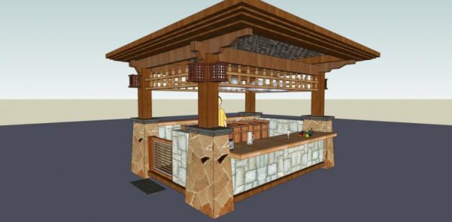 Sketchup小品模型|亭子,古典风格,小品 Sketchup小品模型|亭子,古典风格,小品