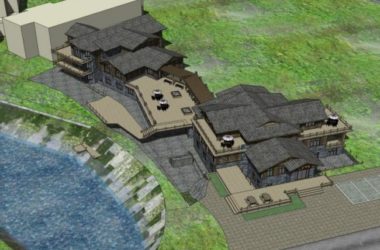 Sketchup酒店模型|多层旅馆,中式风格-BIM建筑网