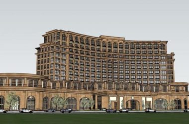 Sketchup酒店模型|多层酒店,古典风格-BIM建筑网