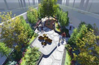 Sketchup景观模型|花园景观,中庭景观,现代风格-BIM建筑网