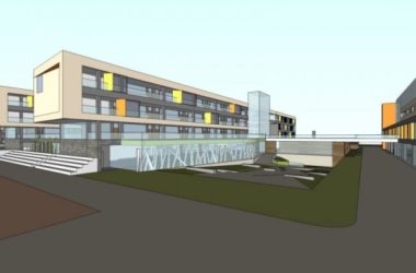 Sketchup学校模型|多层学校,校园教育建筑,现代风格-BIM建筑网