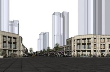 Sketchup商业模型|多层商业街,古典风格-BIM建筑网