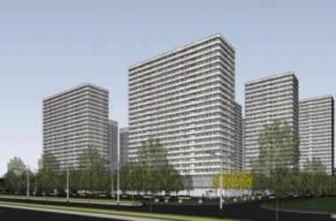 Sketchup住宅模型|高层住宅区,现代风格-BIM建筑网